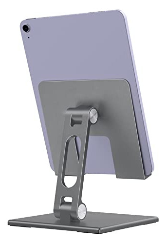 Base Soporte Para Tablet 4-13,3 Metal Pesado Gris