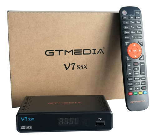 Receptor Tv Satelital Gtmedia V7 S5x Hd H.265 Hevc Wifi Catv