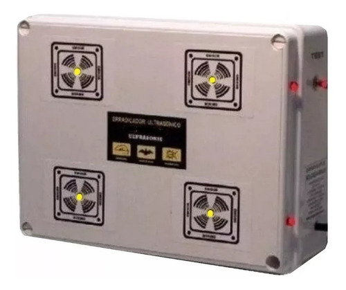 Imagen 1 de 10 de Erradicador Ratas 600 Metros Ultrasonido 600/lr Plagasonix