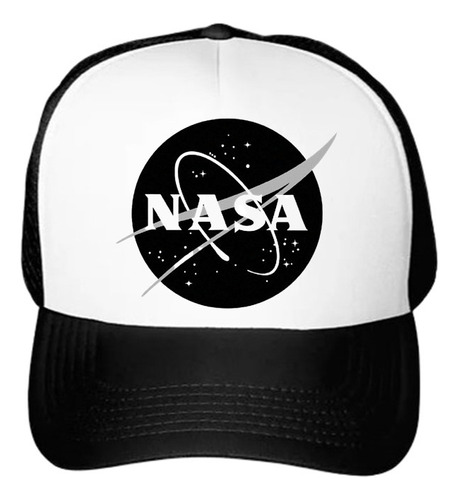 Gorra Nasa Logo Negro Moda Ajustable Unitalla Unisex