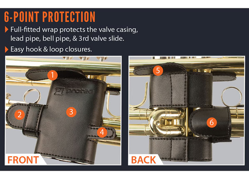 Protector De Émbolos De Trompeta Y Tubería De 6 Puntos