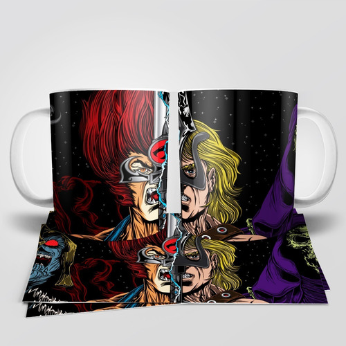 Thundercats Liono Vs Heman Adam Taza Tu Propio Estilo Blanco