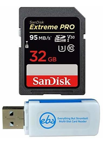 Sandisk Memoria Sdhc Extreme Pro 32 Gb Para Canon Eo M50 4k