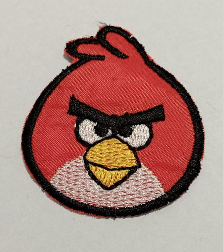 Parche Aplique Aplicacion Bordado Angrybird 5 Cm. 6 Unidades