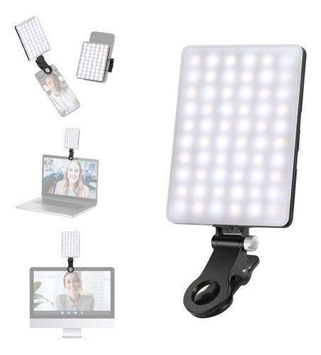Led For Smartphone Con Clip Neewer Luz De Videoconferencia
