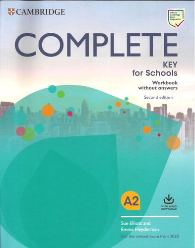 Complete Key For Schools  -  Workbook W/download Audio *rev2