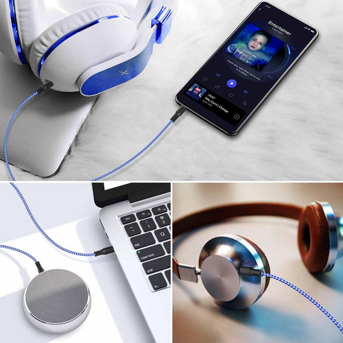 Cable Aux Umecore Para Automóvil, Cable De Audio Auxiliar De