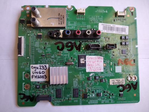 Main Board O Tarjeta Principal Tv Samsung Modelo Un60fh6003