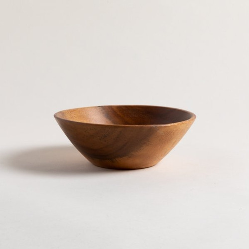 Ensaladera Cuenco Bowl De Madera Acacia Gourmet Apto Comidas