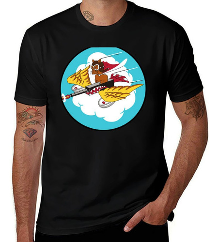 Playera Con Emblema Del Escuadrón De Combate 301 Playera