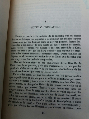 Imagen 6 de 6 de Critica De La Razon Pura - Volumen 1 - Kant - Losada