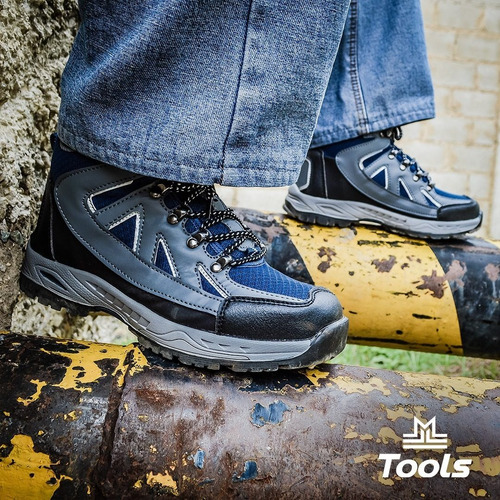 Imagen 3 de 4 de Botas De Seguridad Ranger Azul Tools