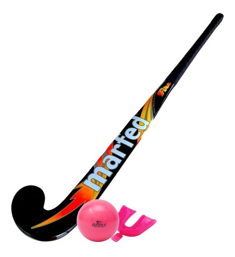 Palo Hockey Marfed + Bocha + Bucal Kit Infantil 36.5 37.5