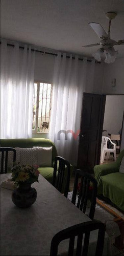 Casa Com 1 Dormitório Para Alugar, 80 M² Por R$ 1.300/mês Com Edícula - Vila Tupiry - Praia Grande/sp - Ca0835