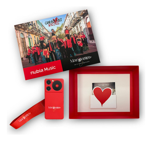 Nubia Music Pop Art Edición Especial Margarita Rojo
