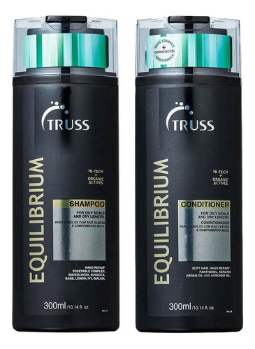 Kit Equilibrium Truss Com Shampoo E Condicionador 300ml