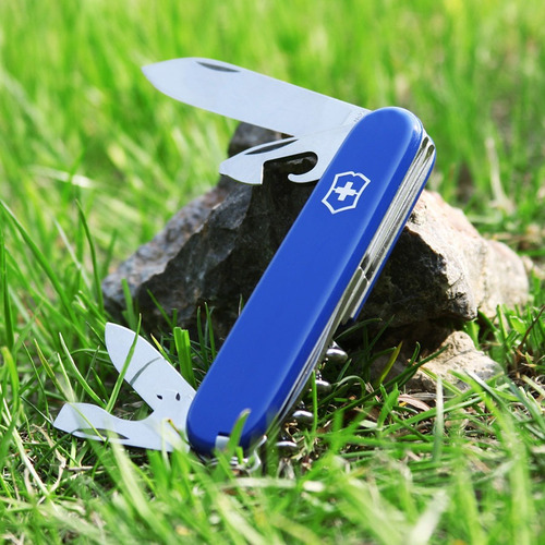 Cortapluma Victorinox 136032 Color Azul Con 12 Herramientas