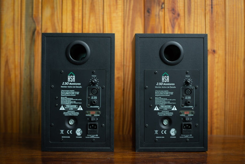 Parlantes Monitores Activos De Estudio Hsr 2.50 50w Rms 6.5