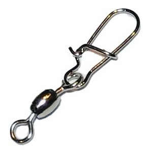 Imagen 2 de 2 de Mosqueton Con Esmerillon Crane Nº 6 X 10 Unidades