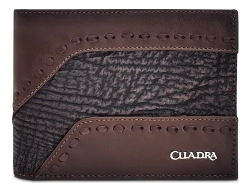 Billetera Cuadra B3014ti Tiburon Cafe/negro