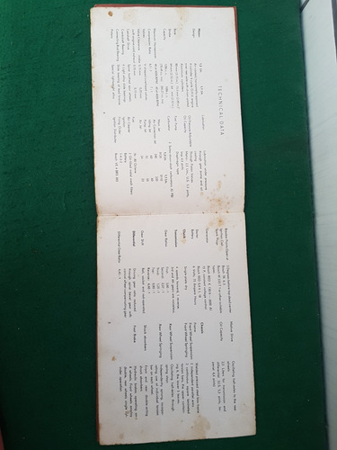 Manual Proprietário Genuíno Porsche 356 1955 (Usado)