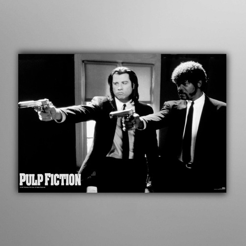 Poster Pulp Fiction Tipo Cartelera 90x60cm
