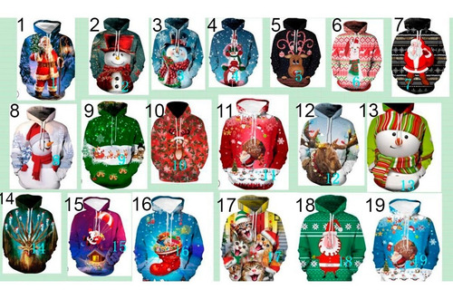 Imagen 4 de 7 de Sudaderas Diseño Navideño Originales Alta Calidad