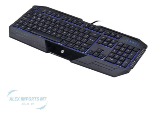 Kit Teclado E Mouse Usb Gamer Hp Gk110 Para Escritorio