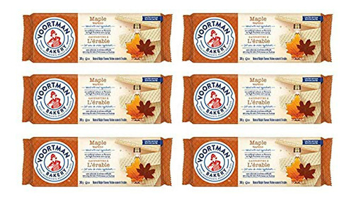 Galletas De Wafer De Maple Voortman, 300g/10.6 Oz., 6-pack