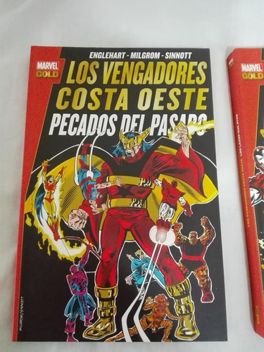 Vengadores Costa Oeste Pecados Del Pasado Marvel Gold Panini