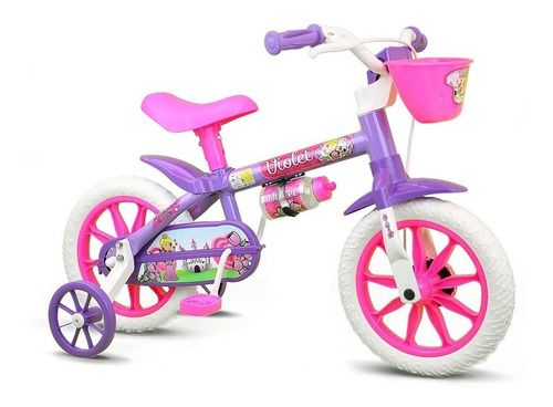Bicicleta Rodinha Nathor Aro 12 Menina 2 A 5 Anos Infantil