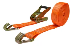 Comprar 6 Cintas Com Catraca De Carga 5t 50mm 9m Caminhão - Laranja no Mercado Livre