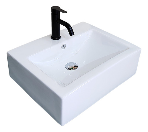 Arenci-pack Lavabo Mod. Alaska Med - C5 Negro 51x42x15 Cms.