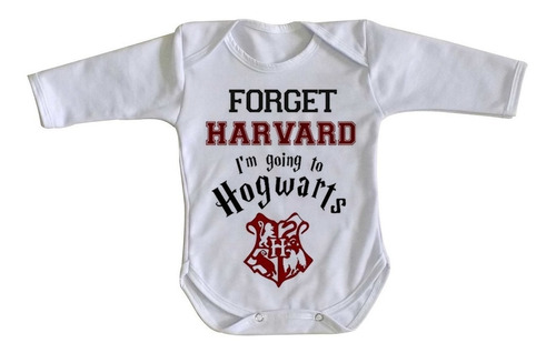 Body Bebê Luxo Harry Potter Hogwarsts Harvard Forget