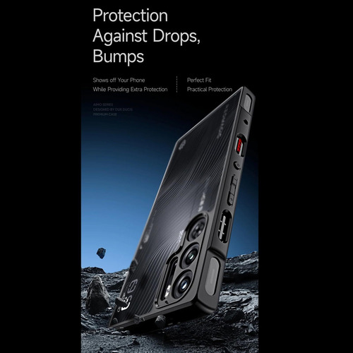 Paracapa Transparente Adequado Para Zte Nubia Red Magic 9 Pr
