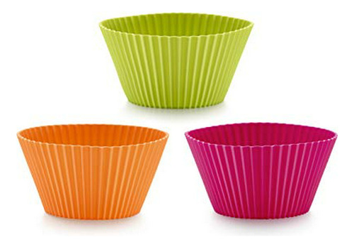 Vaso Grande Para Muffins De Silicona Multicolor Lekue, Juego