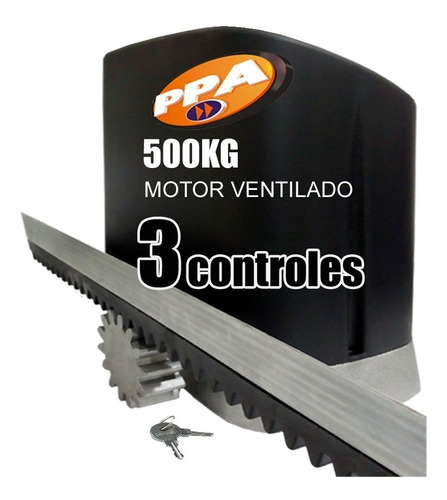 Kit Completo Automatizacion Motor Porton Corredizo 500 Kilos