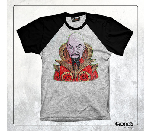 Remera Retro Cine Flash Gordon Ming Villano Vintage Gastado