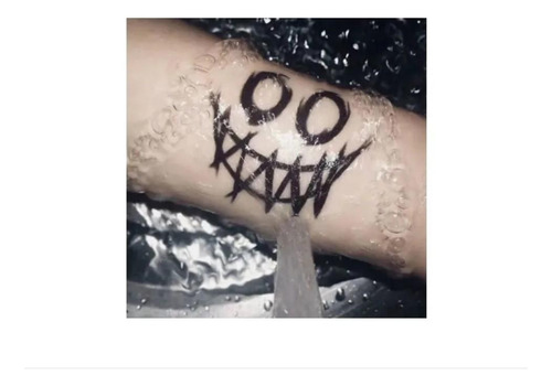 Tatuagem Temporária Delicada Cartela Palhaço Risada Terror