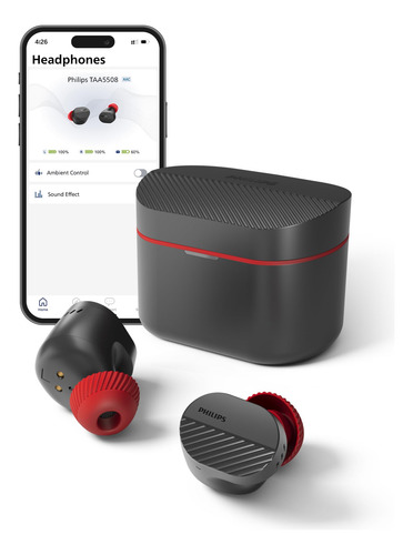 Auriculares Philips Taa5508 True Wireless Con Cancelación De