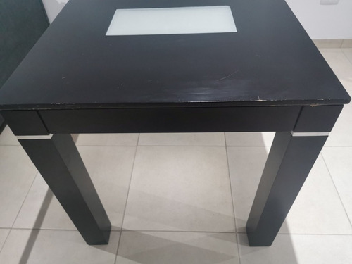 Mesa Mdf Laqueado Melamina Wengue