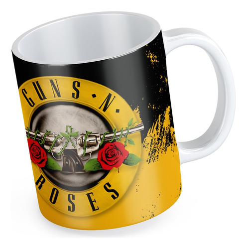 Mug Pocillo Taza - Guns And Roses - Banda Rock