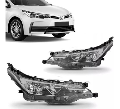 Optica Toyota Corolla 2017 2018 2019 Led