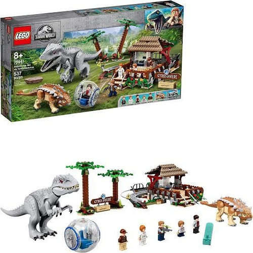 Kit Lego Jurassic Word Indominus Rex Vs. Ankylosaurus 75941