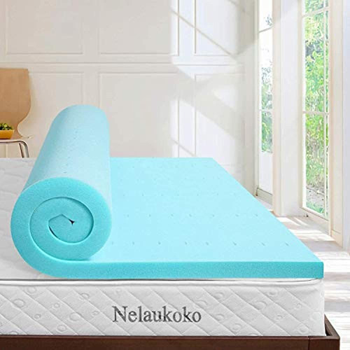 Nelaukoko Memory Foam 3 Pulgadas Twin Xl Topper, Single Extr