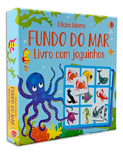 Fundo do mar: Livro com joguinhos, de Gareth, Lucas. Editorial USBORNE, capa dura em português, 2021