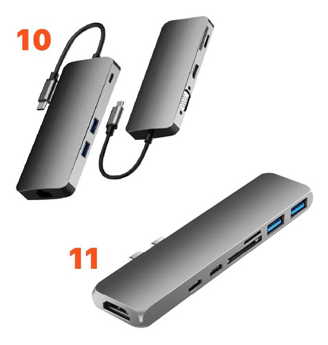 Adaptador Tipo C Usb C Hdmi Vga Usb 3.0 Ethernet Macbook