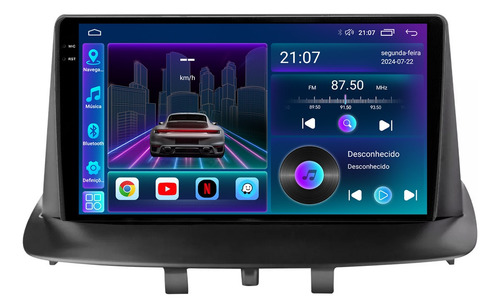 Multimidia Fluence 9p Octacore Carplay 6gb 128gb Adak