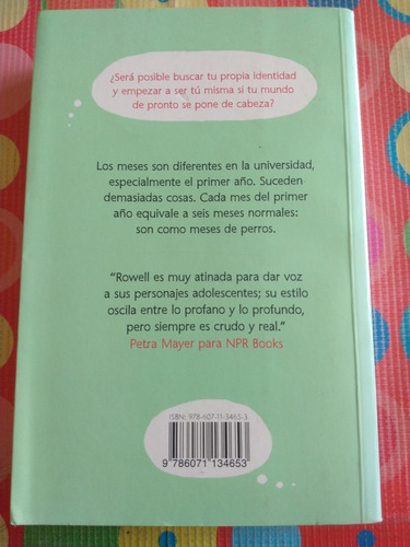 Libro Fangirl Rainbow Rowell Y (Usado)