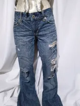 Comprar Sexy Pantalón Mezclilla American Eagle Rotos Detal Tip Recto